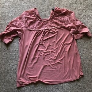 Adorable Salmon Colored Dressy Top